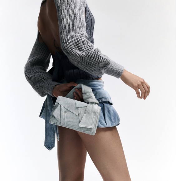 PATCHWORK DENIM BAG - Picture 12 of 16